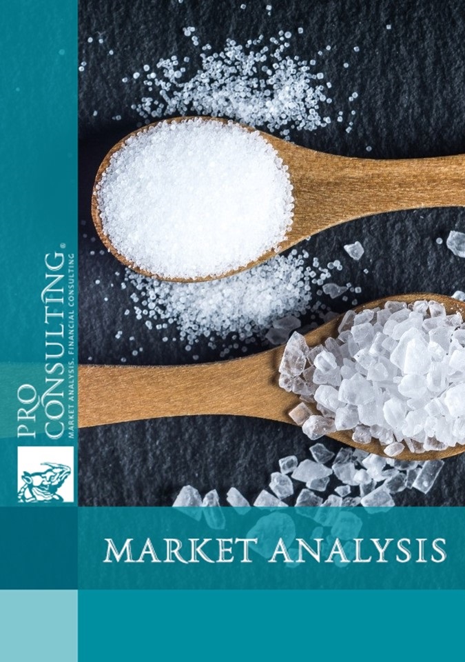 Market research report on export of salt export from Ukraine. 2023 year